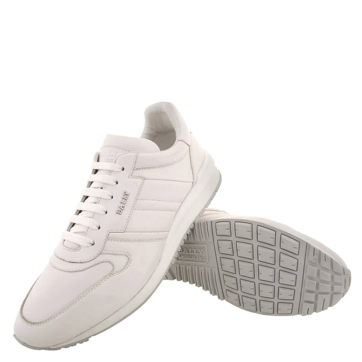 Bally Asler Leather Low-Top Sneakers, Brand Size 6 ( US Size 7 )