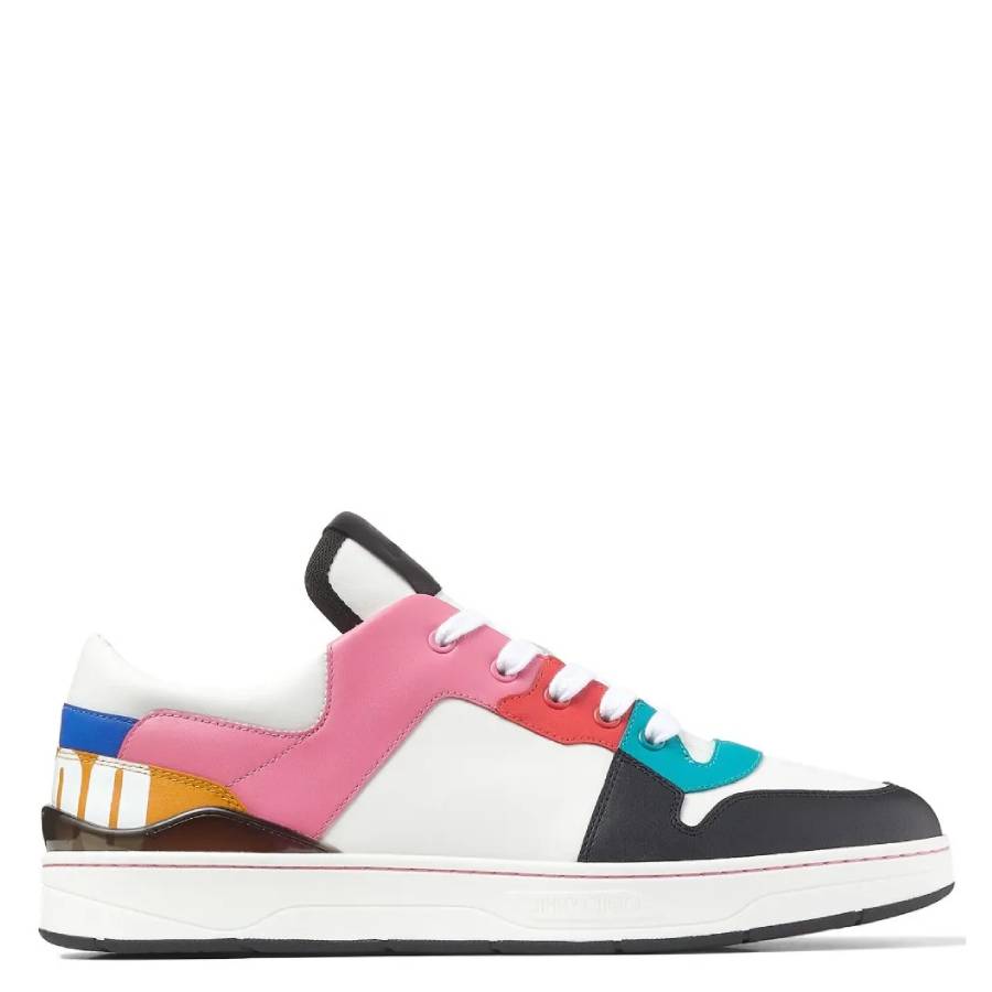 Jimmy Choo Florent/M Mix Leather Trainers