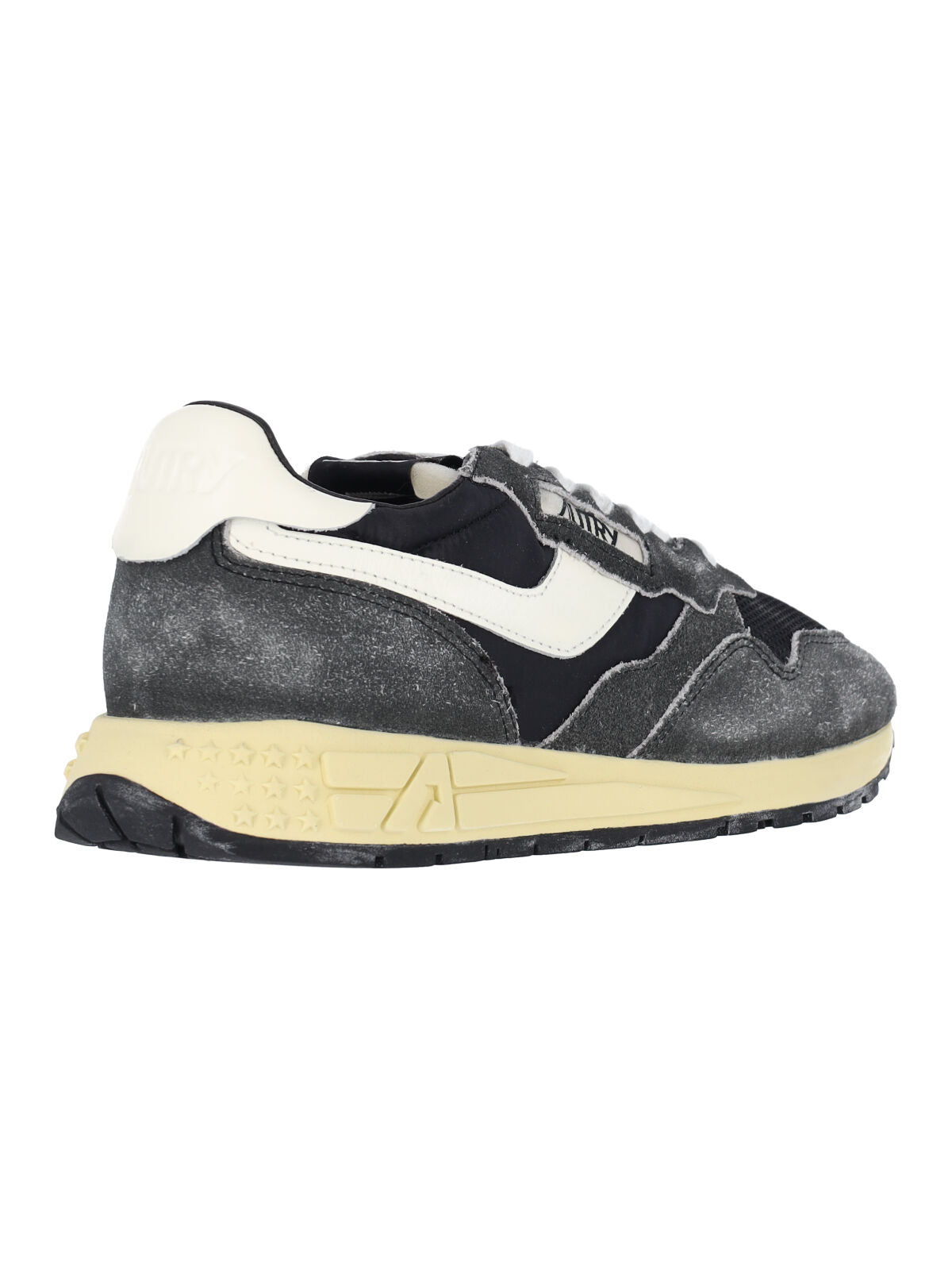 Black/Dark Grey Vintage Suede Sneakers
