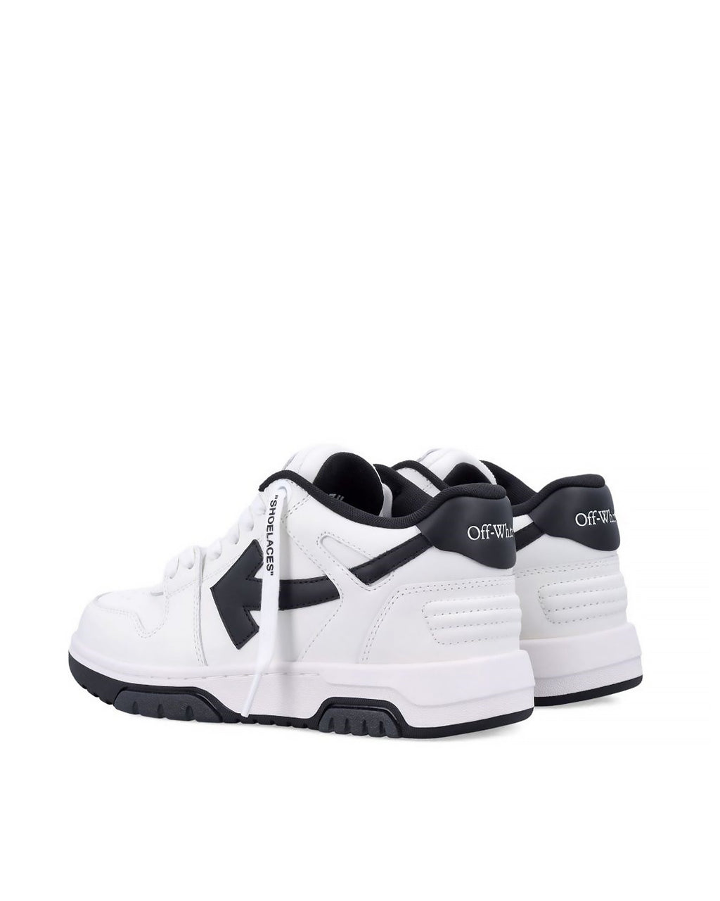 Hybrid 90S-Inspired Low-Top Sneakers With Calf Leather Finish
