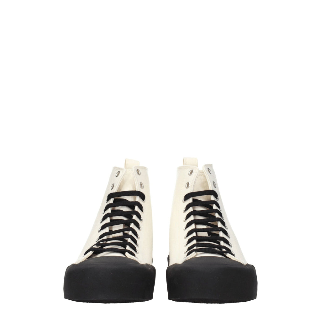Jil Sander Fabric High Top Men's Sneakers