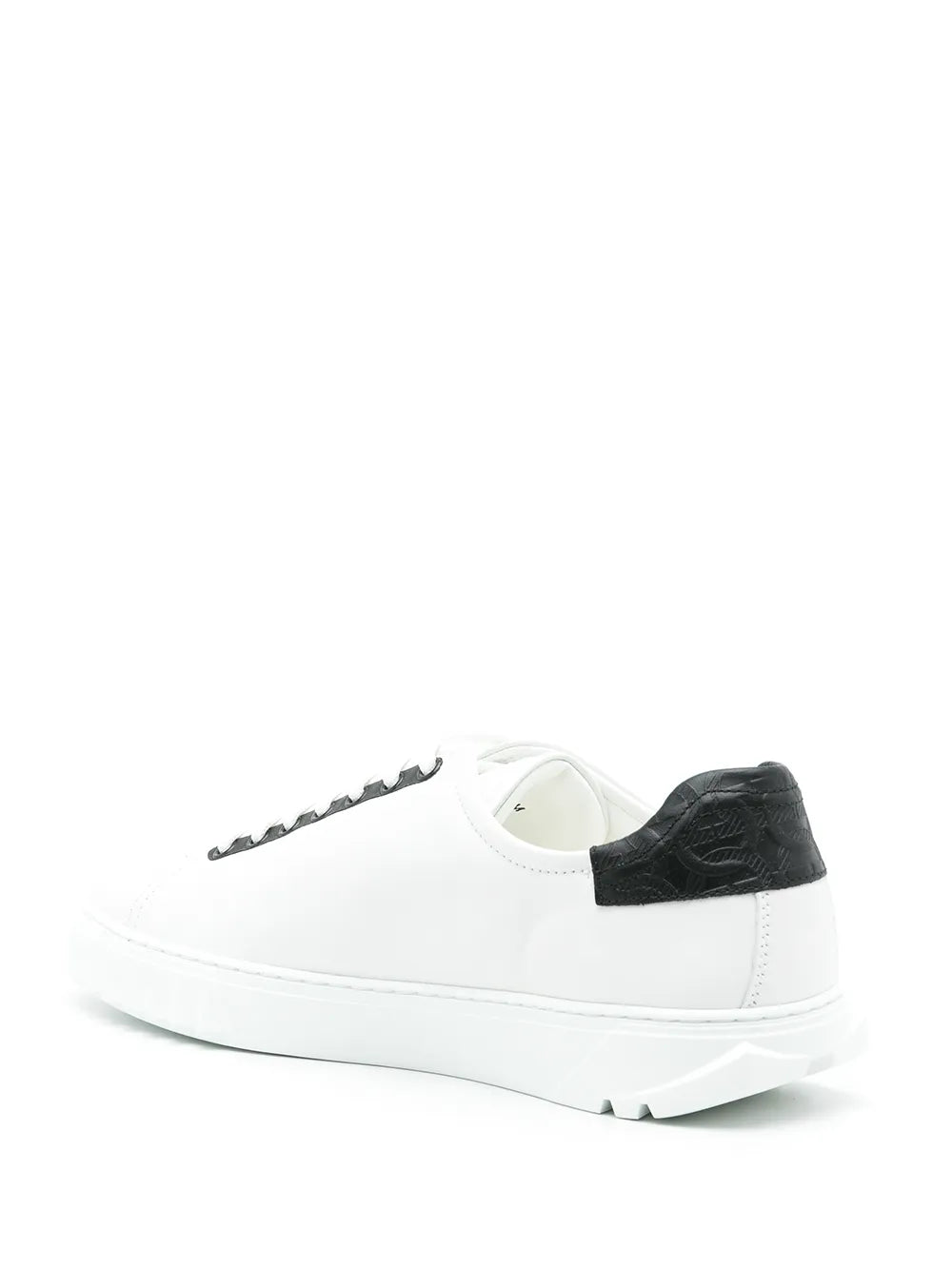 Ferragamo Sf Leather Lace Up Trainers