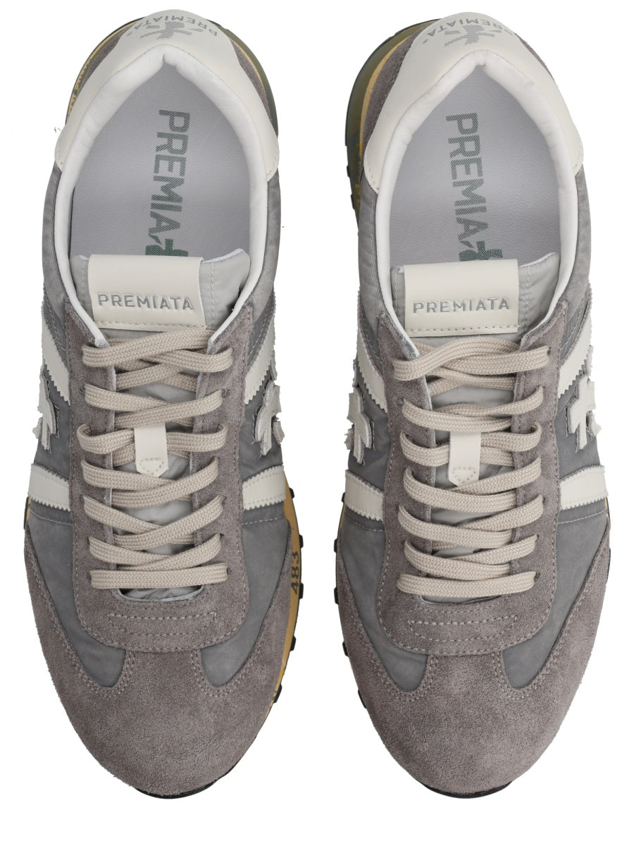 Lucy Muted Grey Suede Sneakers