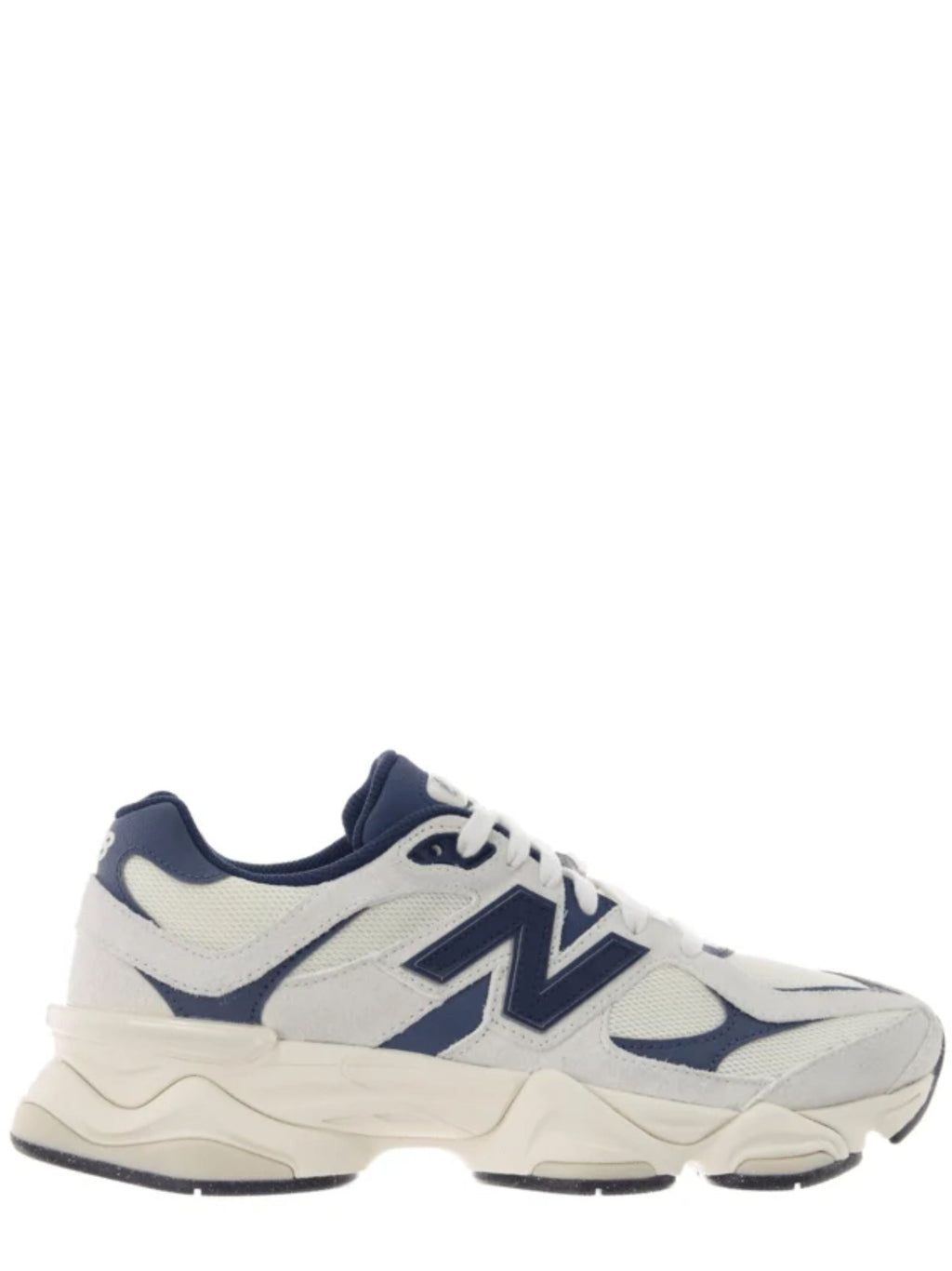 Blue 9060 Leather Mesh Sculpted Sole Sneakers