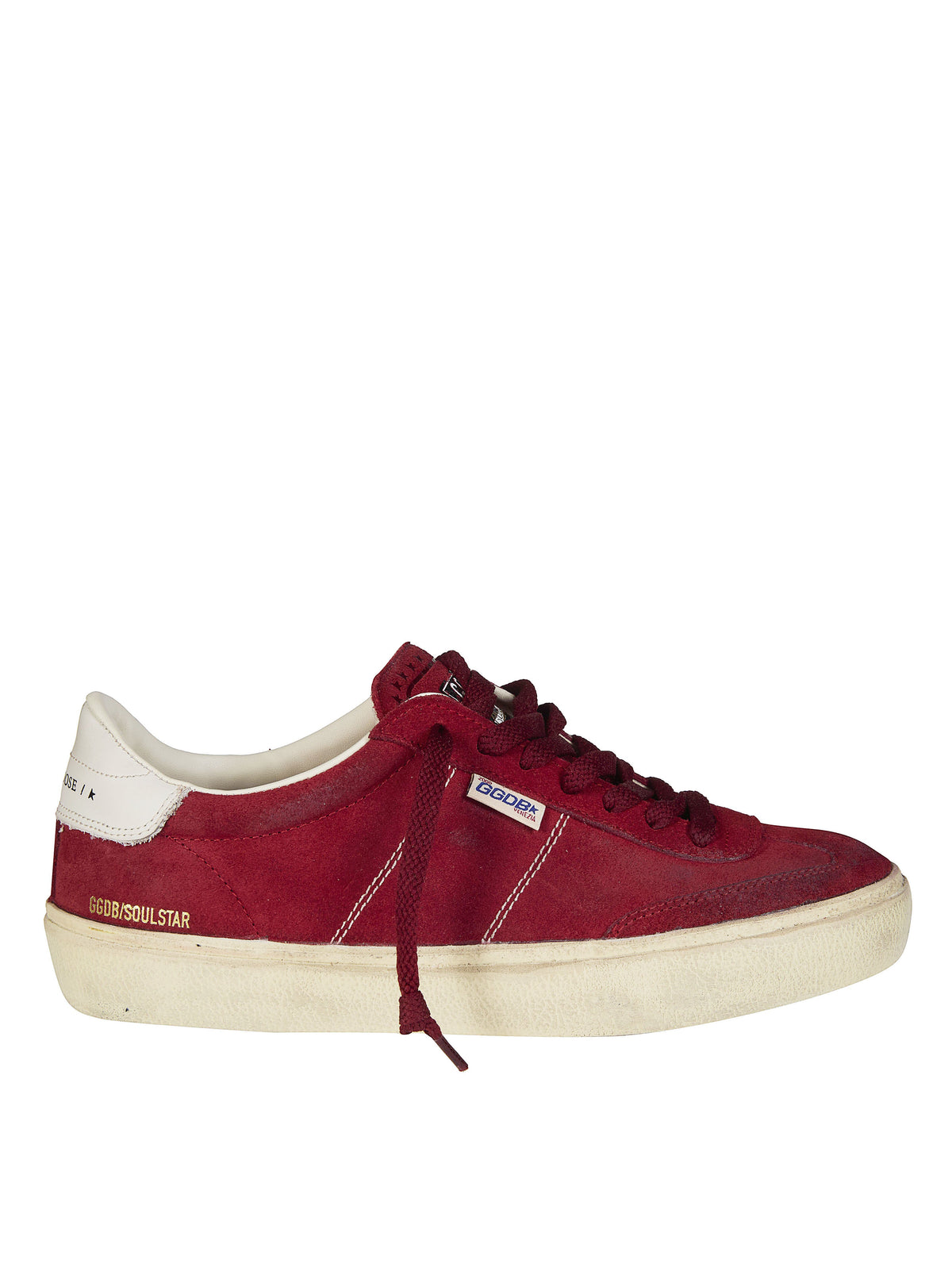 Burgundy Soul-Star Suede Sneakers