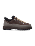 Brown Technical Rubber Low-Top Sneakers
