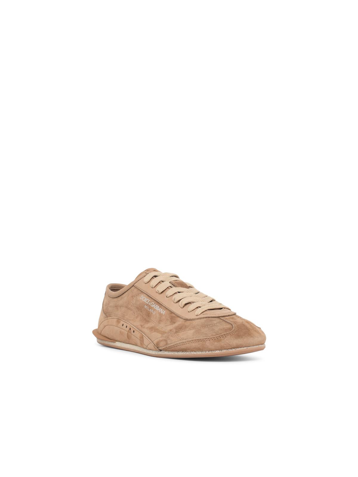 'Gimondi Plus' Brown Leather Sneakers