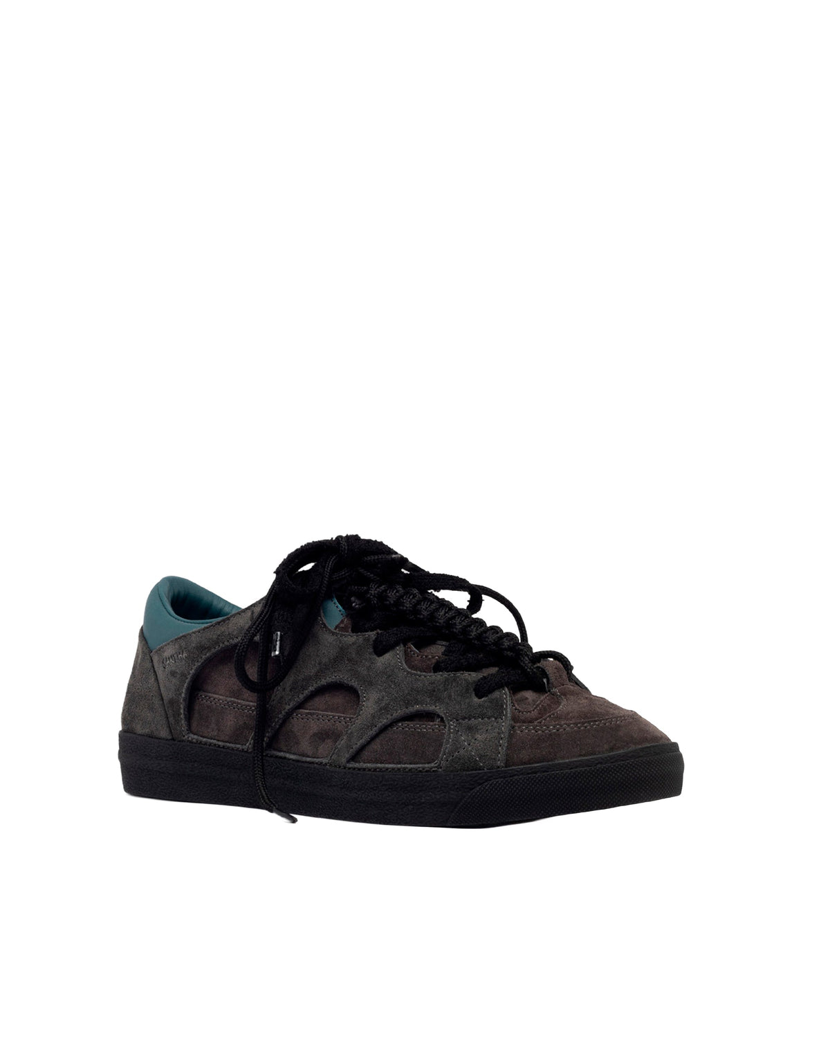 Gray Love Park Low-Top Suede Sneakers
