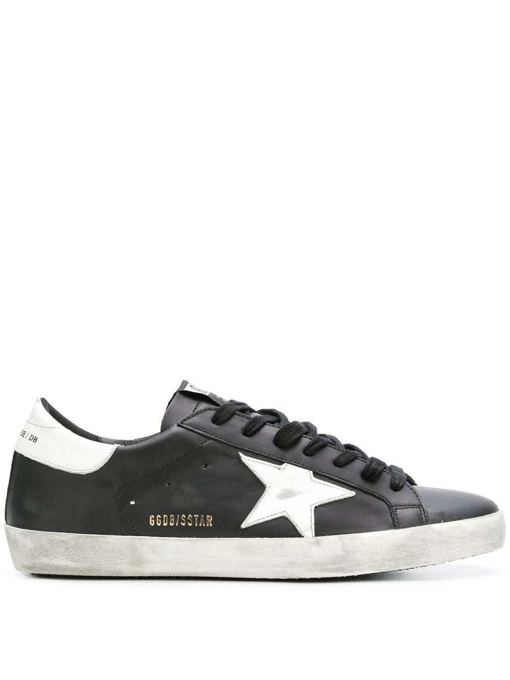 Contrasting Star Vintage Finish Low-Top Sneakers