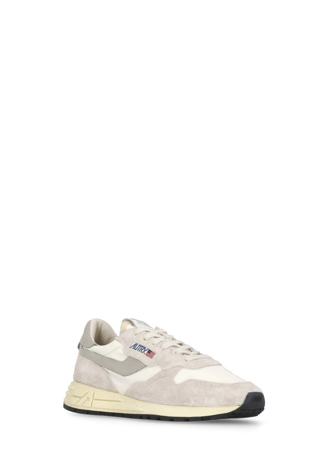 Ivory Pebbled Leather Sneakers