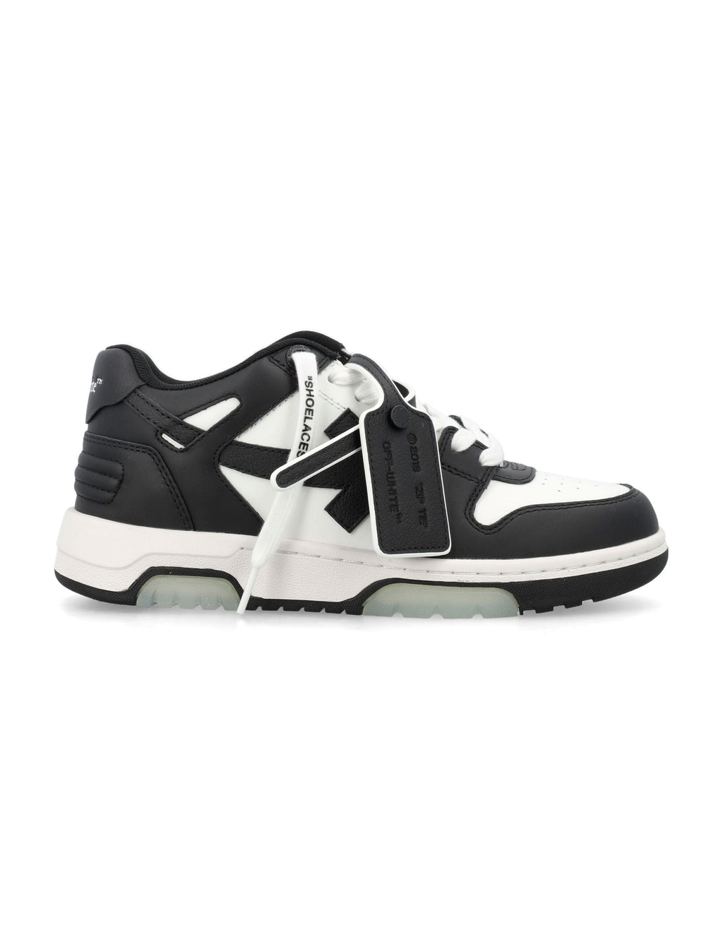 Black White Out Of Office Color-Block Sneakers