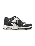 Black White Out Of Office Color-Block Sneakers