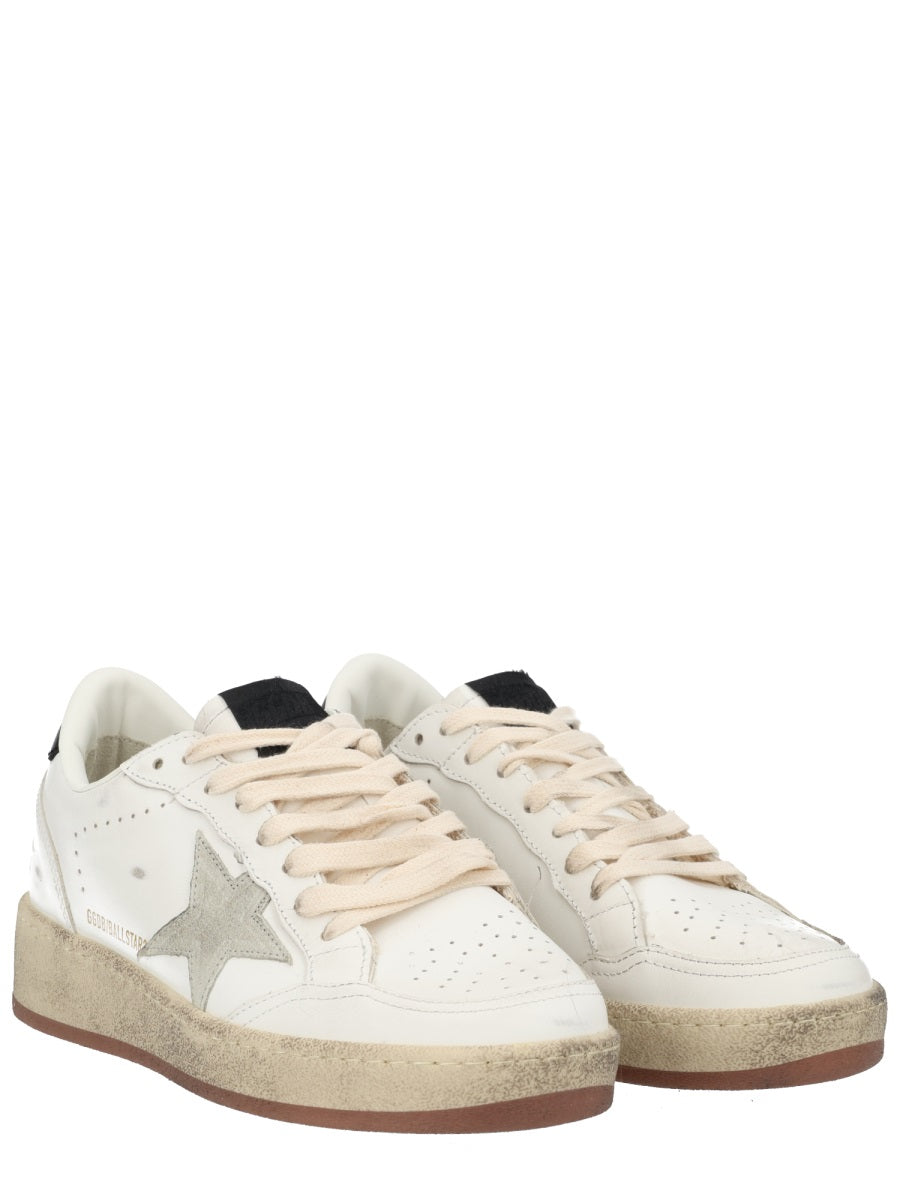 Ballstar Vintage-Inspired Cow Leather Sneakers
