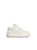 'Ma-1' White Leather Sneakers