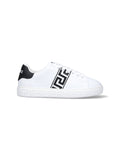 Low-Top Sneakers with Embroidered Logo