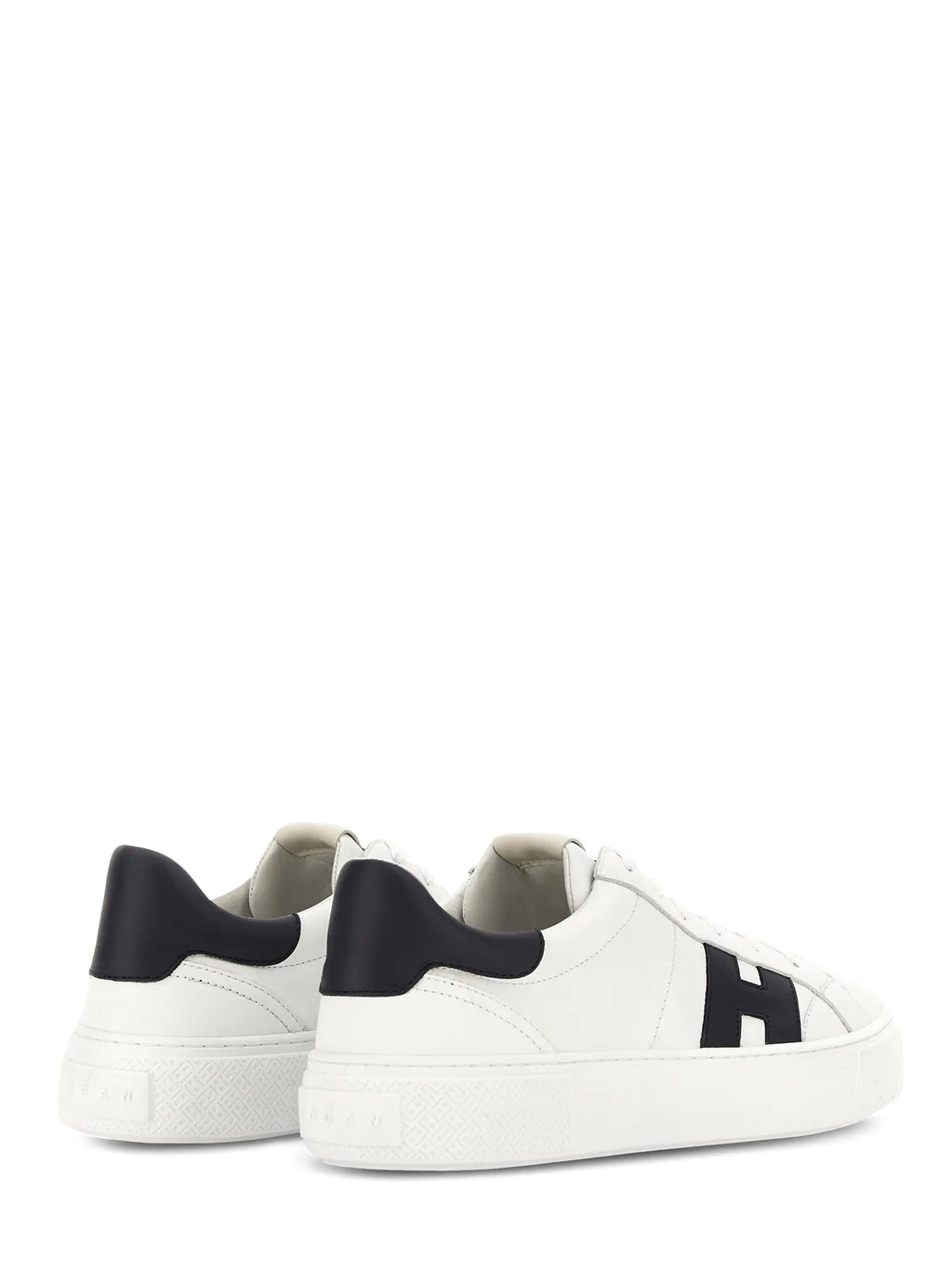 Low-Top Sneakers with Contrasting Heel Tab and Signature Logo