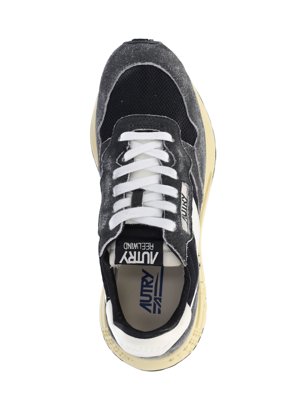 Black/Dark Grey Vintage Suede Sneakers