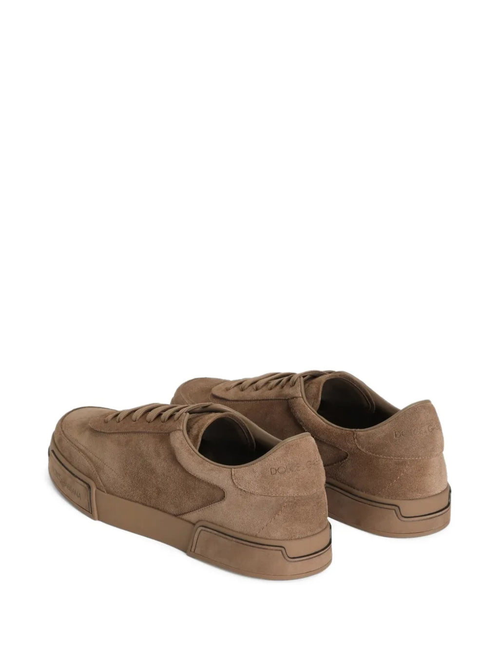 Hazelnut Suede Tonal Derby Sneakers