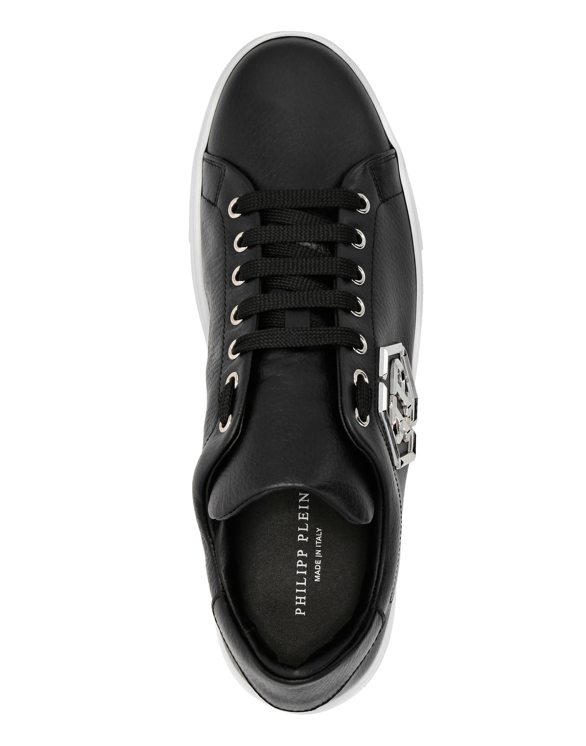 Leather Lo-Top Sneakers Hexagon