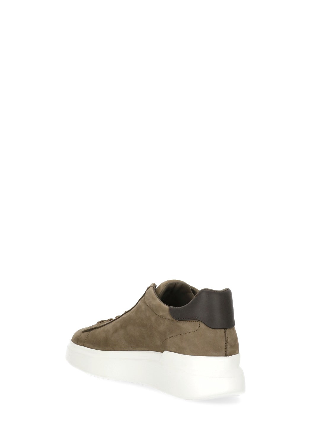 Brown Suede Low-Top Sneakers