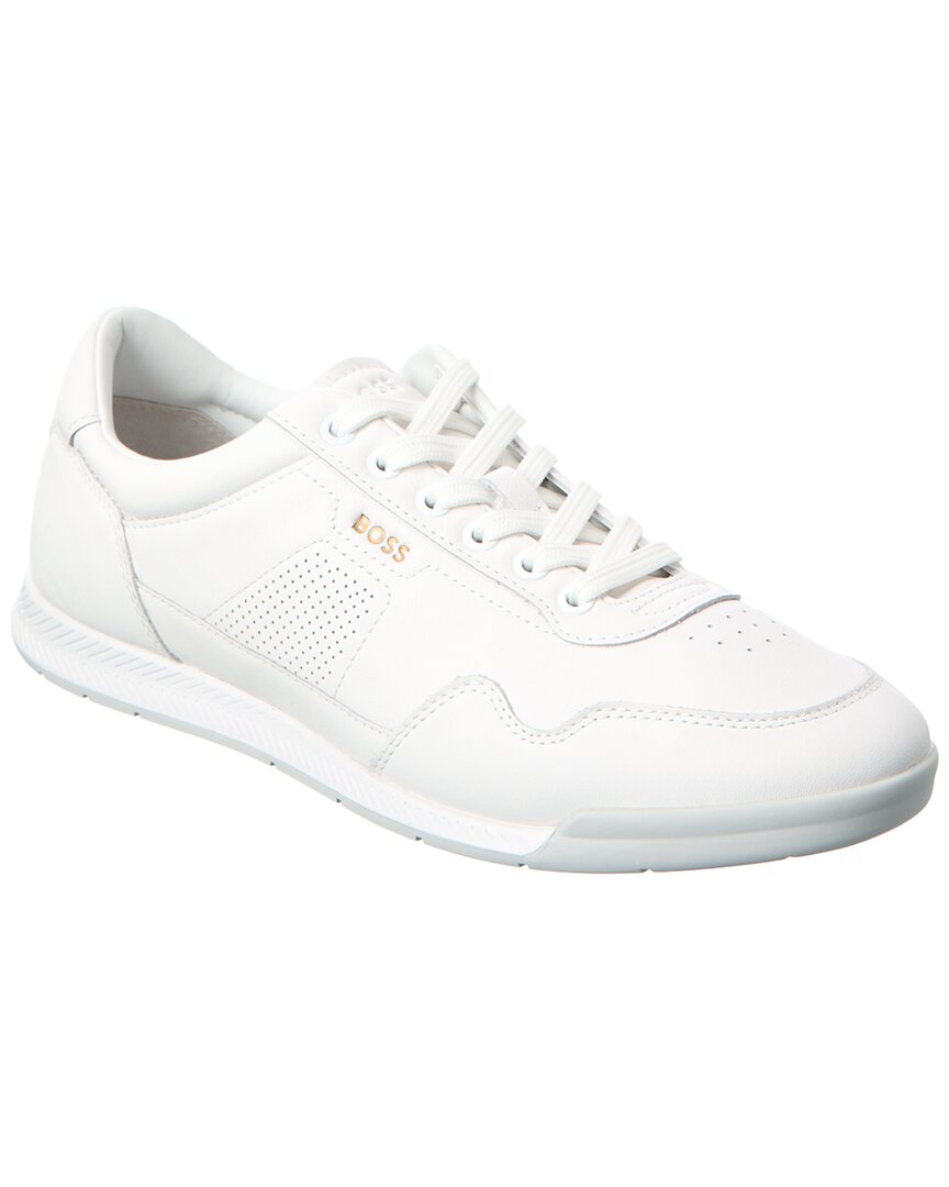 Hugo Boss Titanium Leather Sneaker