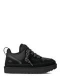 Low-Top Sneakers with Textured Panels and Sturdy Sole