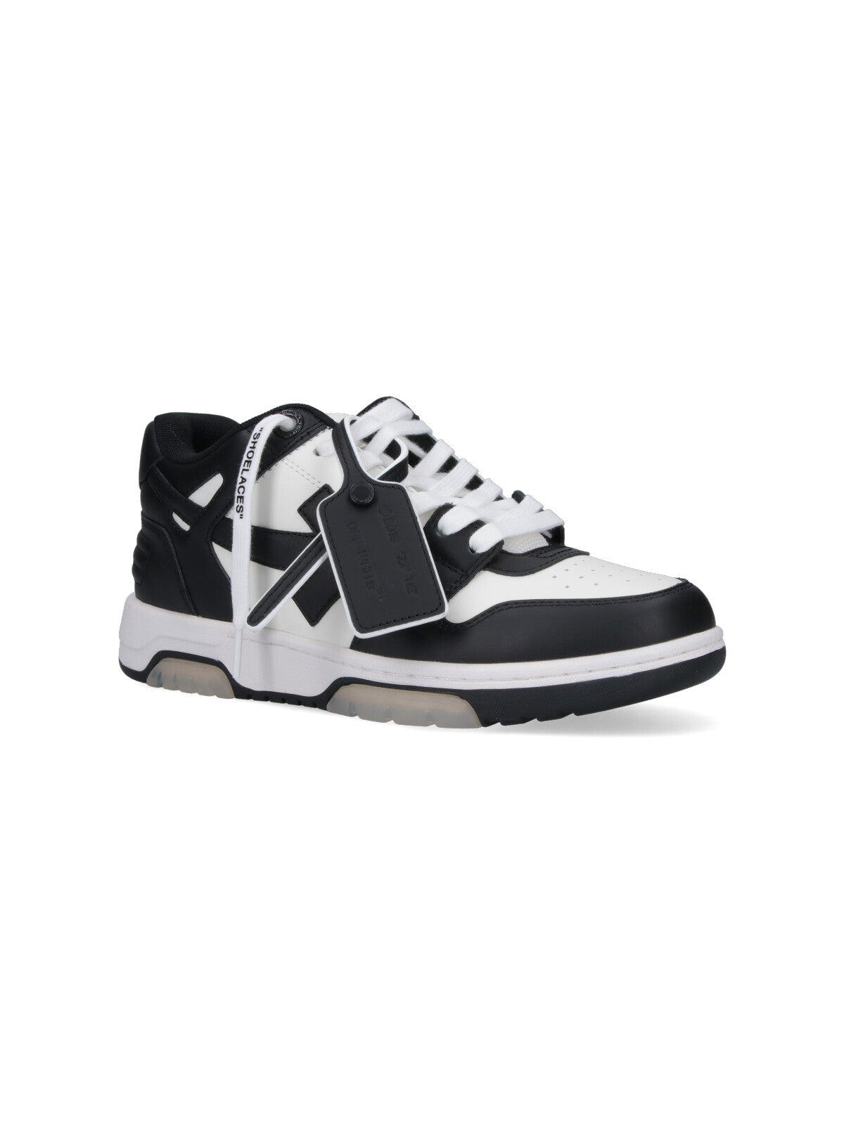 Black Leather Out Of Office Sneakers