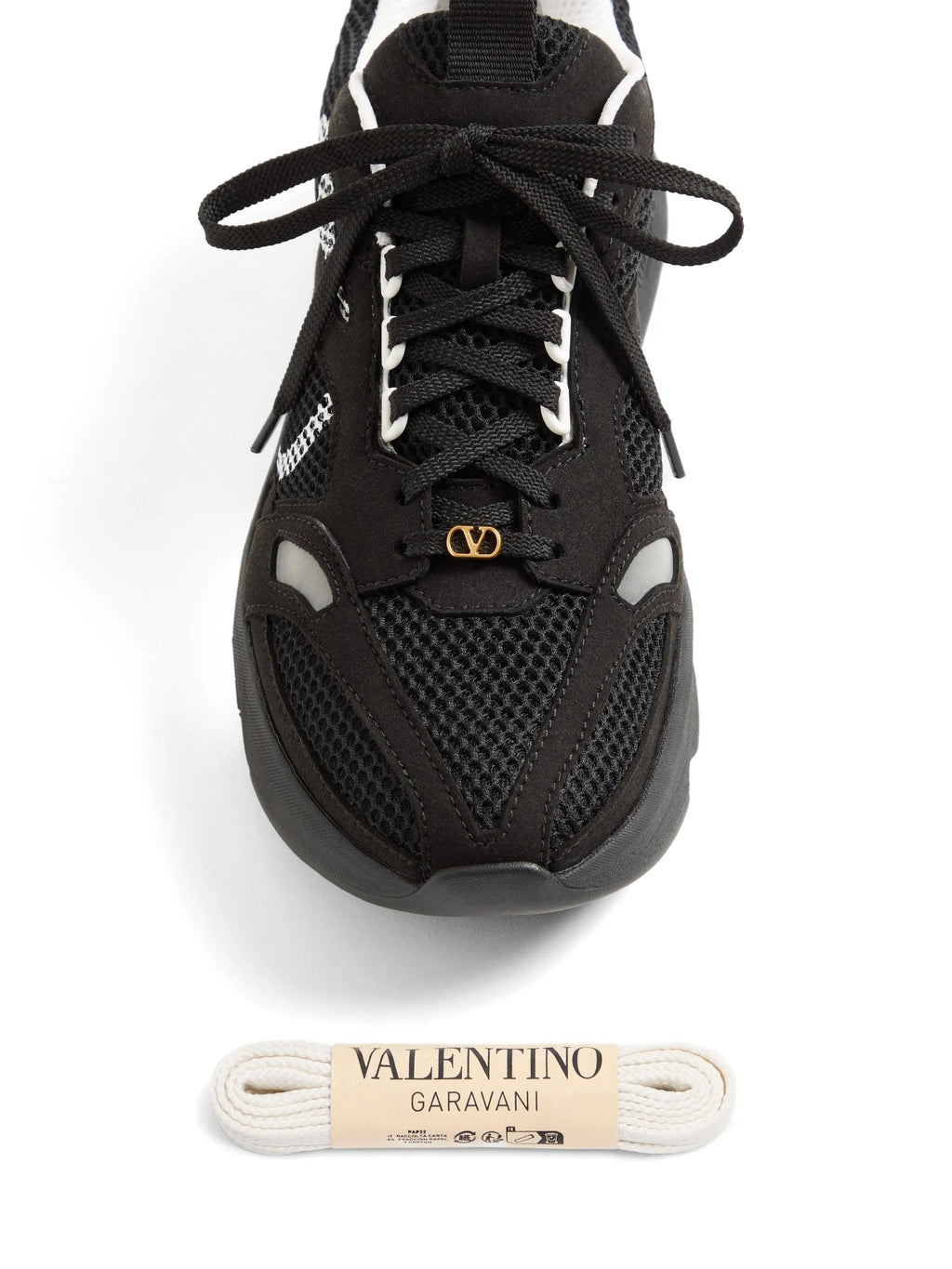 Black Demivee Mesh Sporty Sneakers