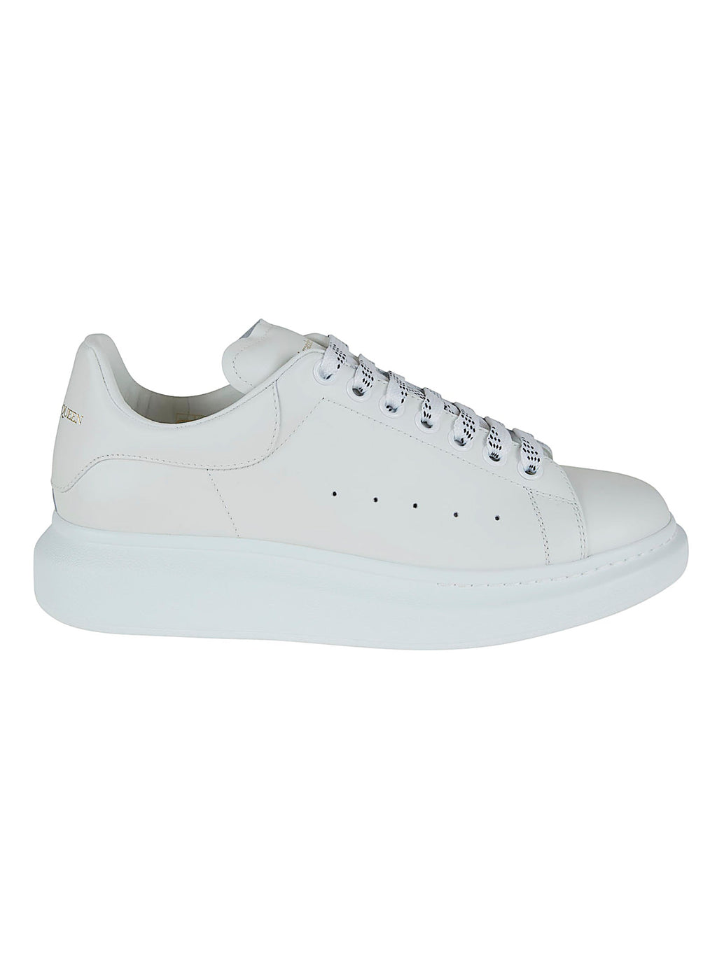 Leather Oversized Sneakers with Exaggerated Sole and Signature Logo