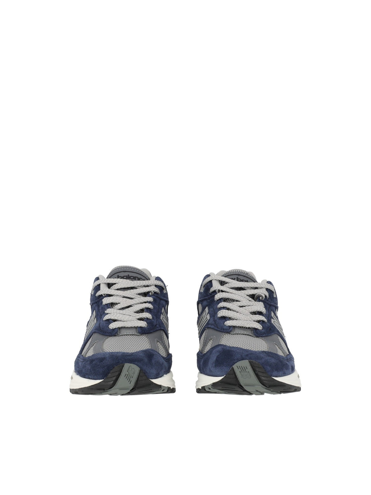 Blue/Alloy Suede Synthetic Mesh Sneakers