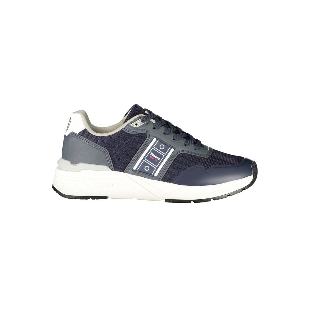 Blauer Polyester Men Men's Sneaker