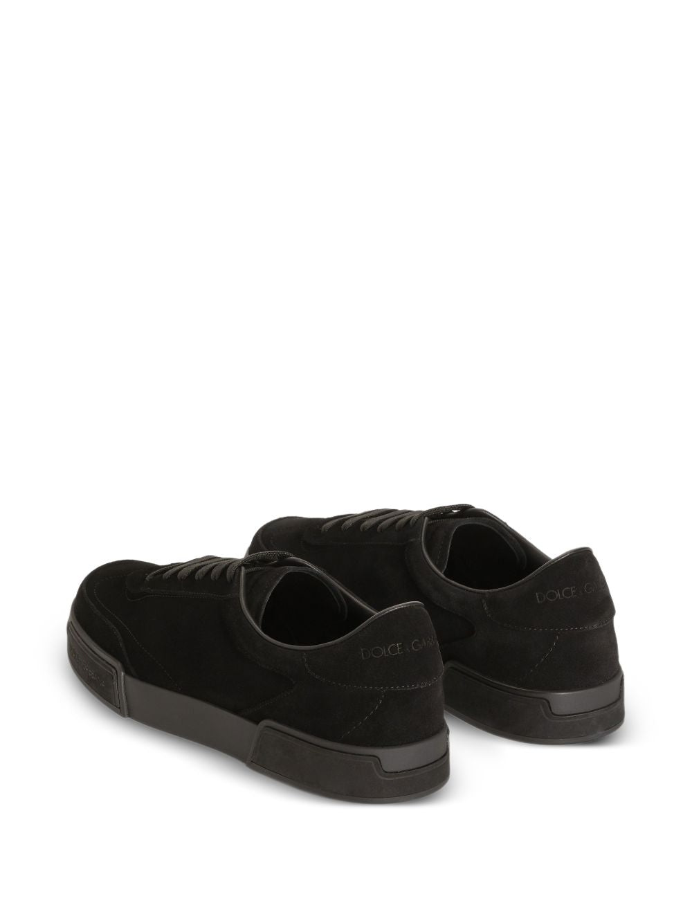 Black Portofino Flat Sole Sneakers