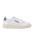 Low-Top Sneakers With Perforated Detailing And Contrasting Heel Tab