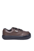 Leather Sneakers - Brown/Black