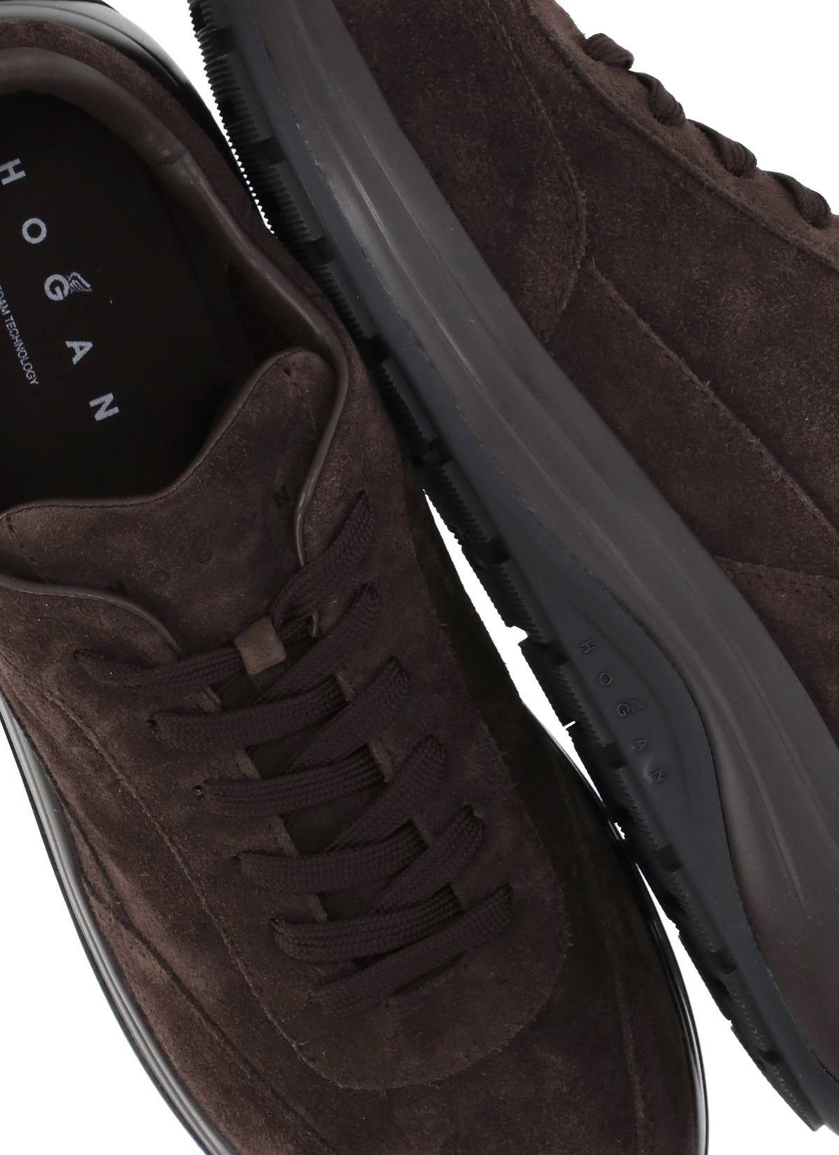 Brown Suede Low-Top Sneakers