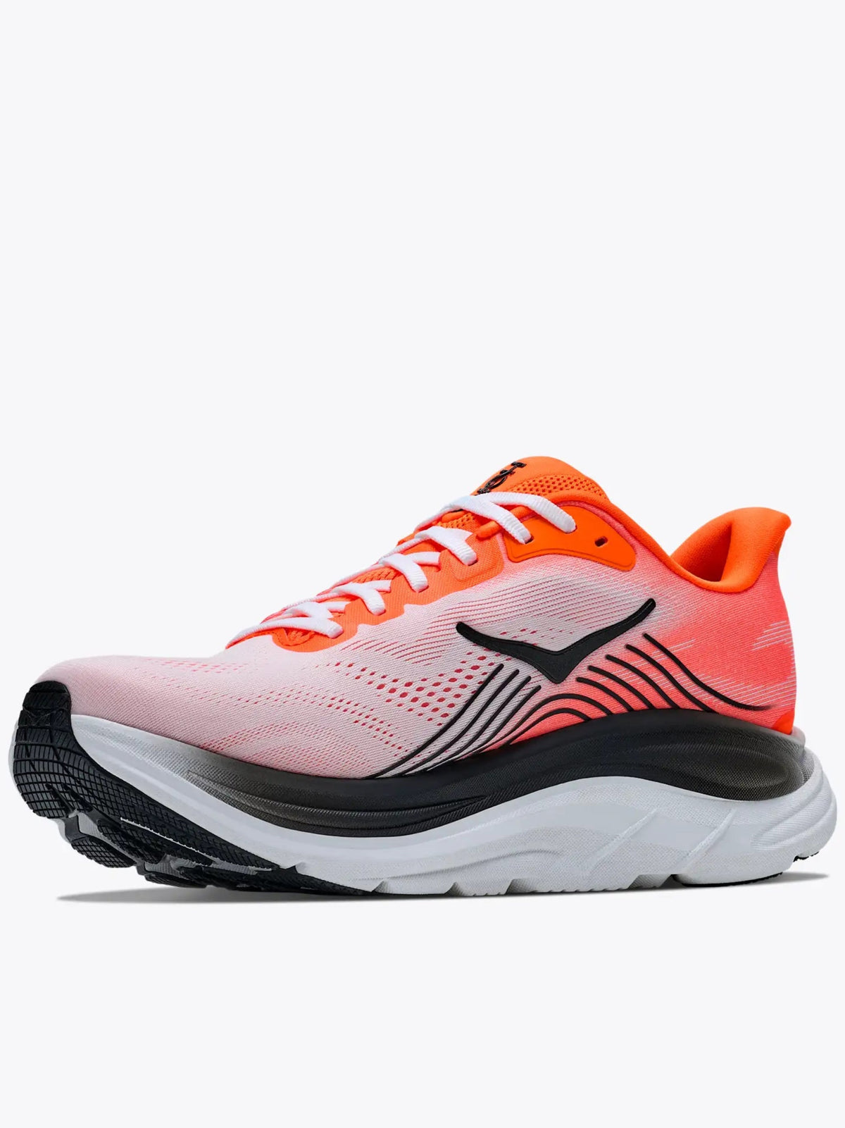 Gradient Mesh Sneakers with Cushioned Sole and Textured Outsole