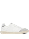 Low-Top Multicolour Sneakers With Silk And Nylon Accents