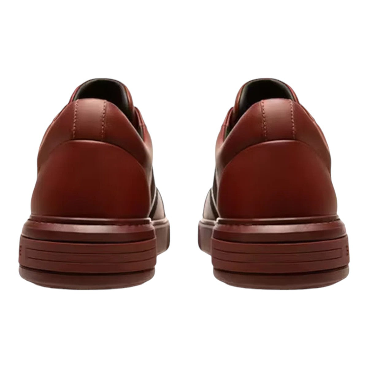 Bally Moony 6239623 Men's Heritage Red Calf Plain Leather Sneakers
