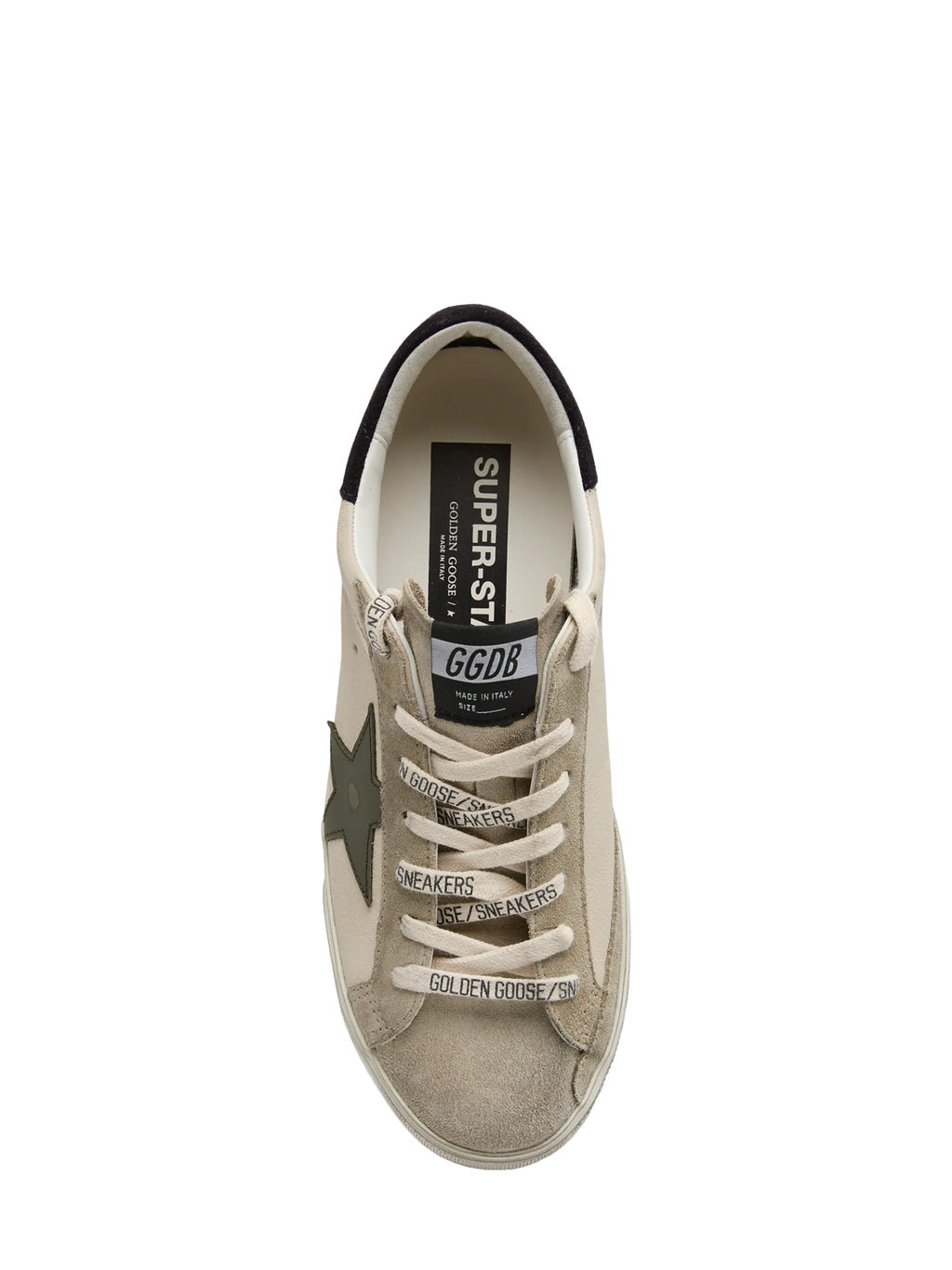 Green Leather Superstar Sneakers