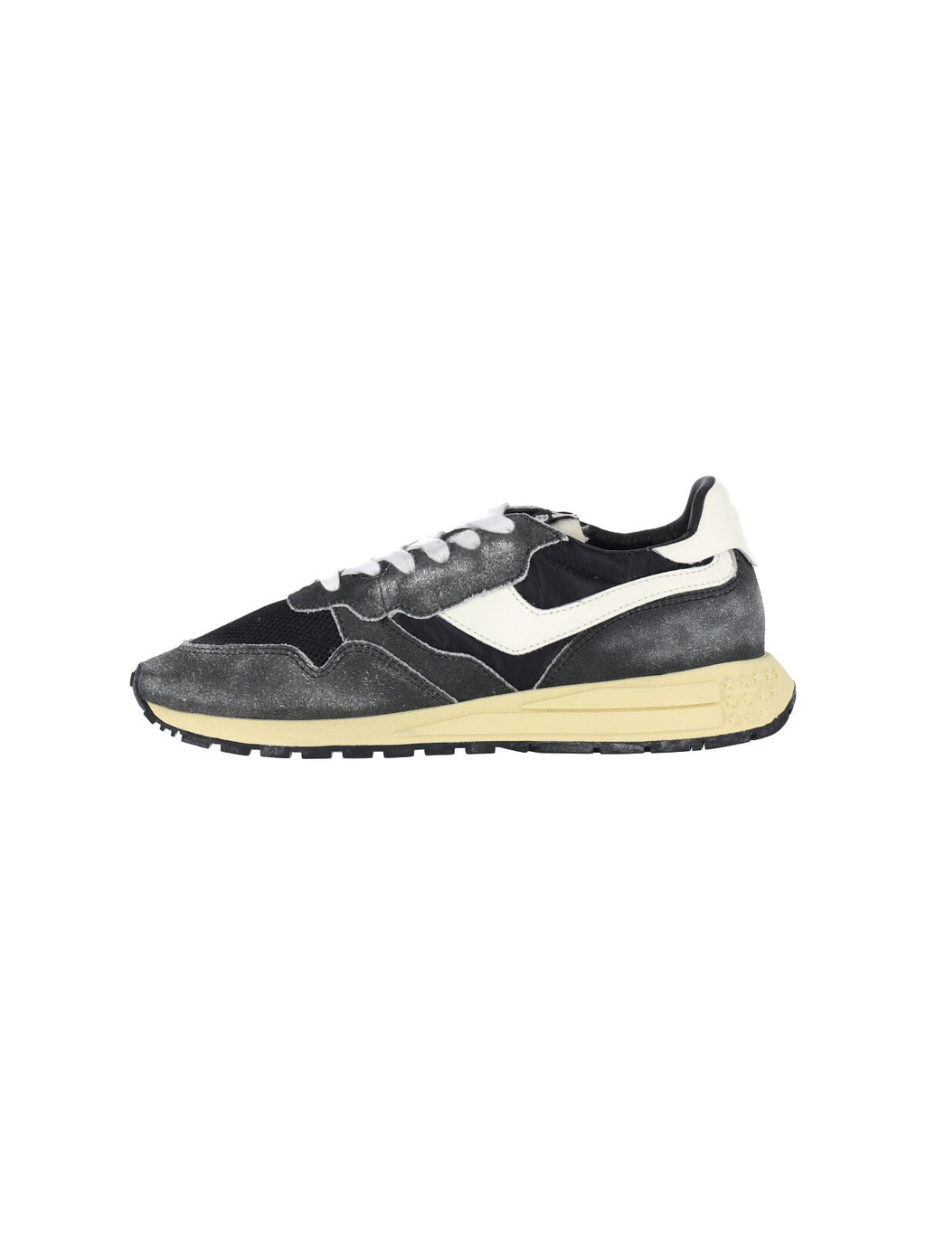 Black/Dark Grey Vintage Suede Sneakers