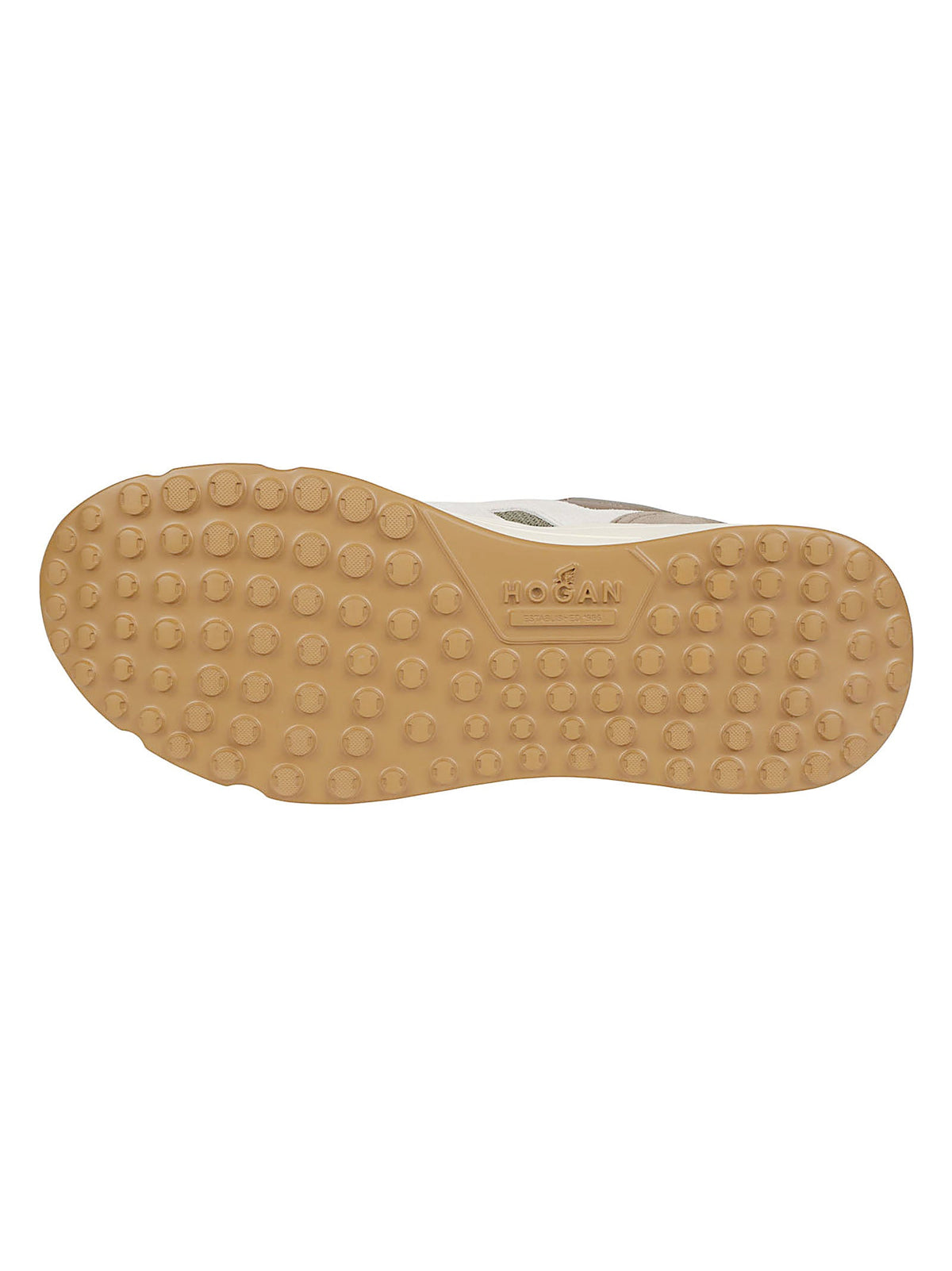 Hyperlight Taupe Suede-Leather Low-Top Sneakers