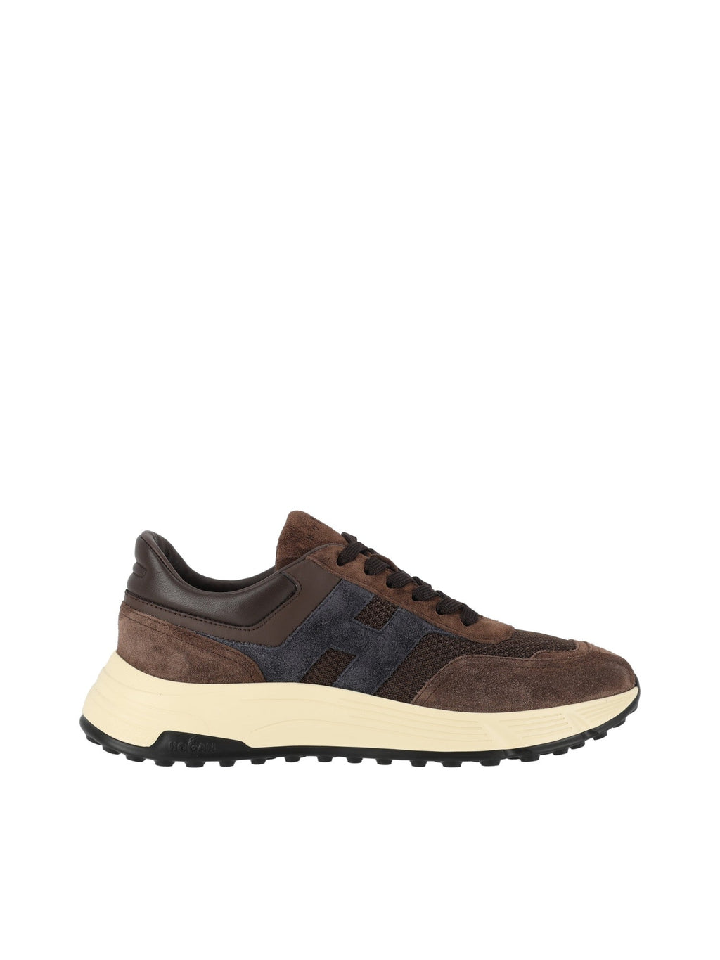 Hyperlight Suede-Leather Low-Top Sneakers