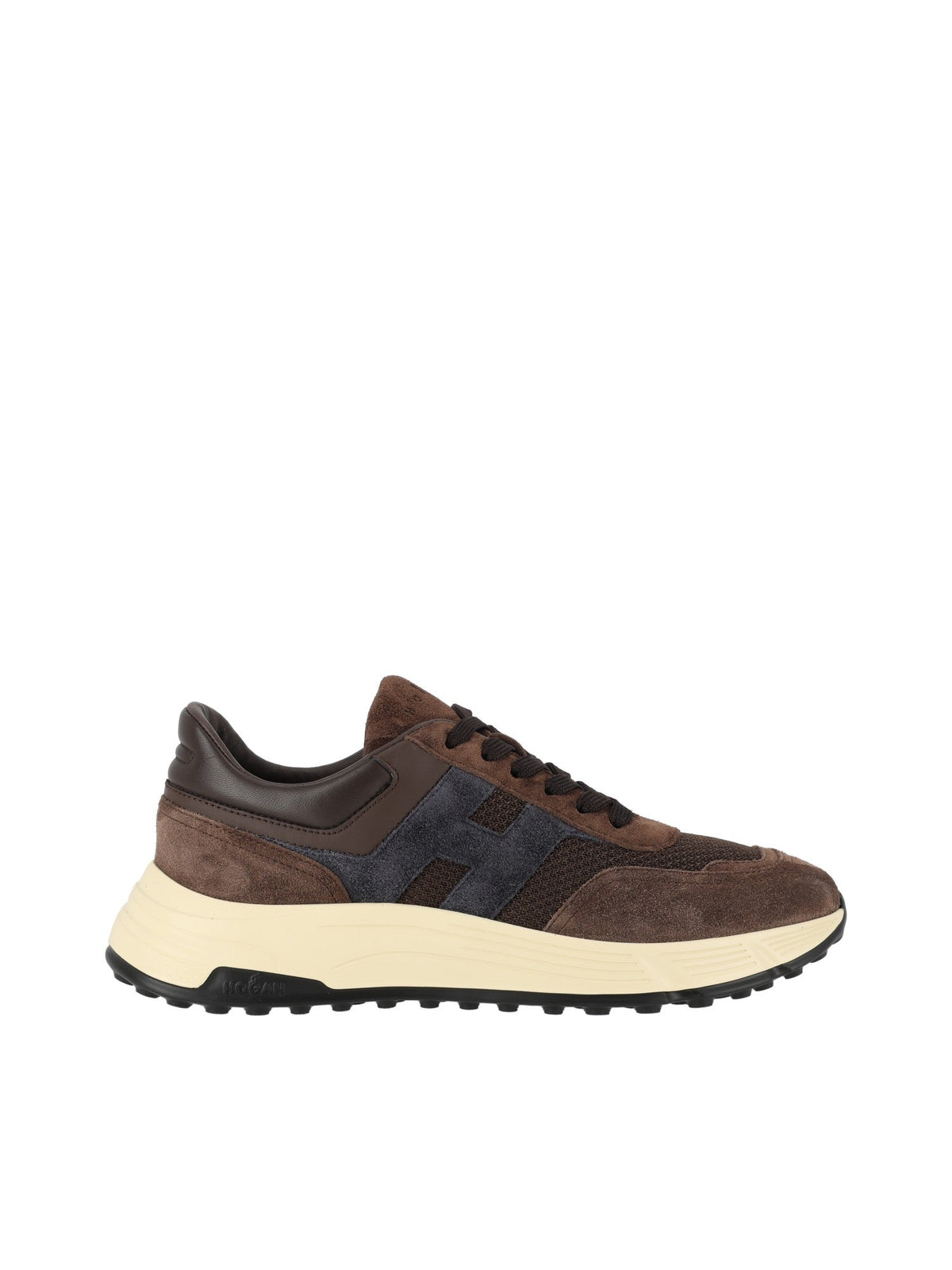 Hyperlight Suede-Leather Low-Top Sneakers
