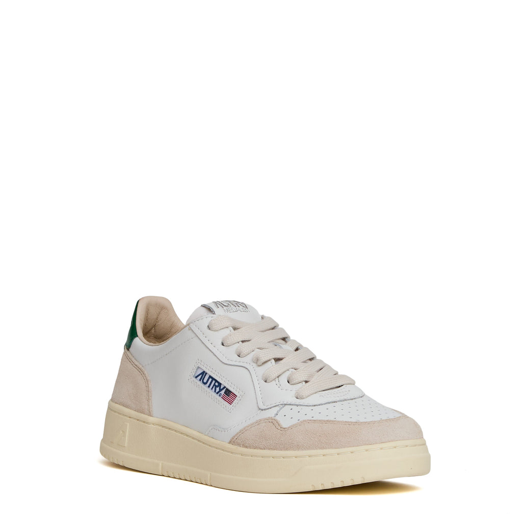 Medalist Low Sneakers In White Leather, Amazon