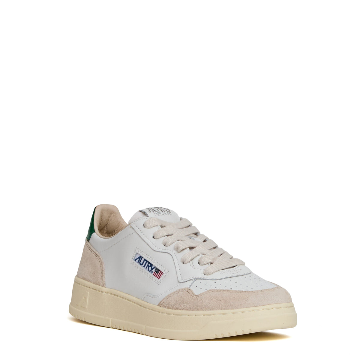 Medalist Low Sneakers In White Leather, Amazon