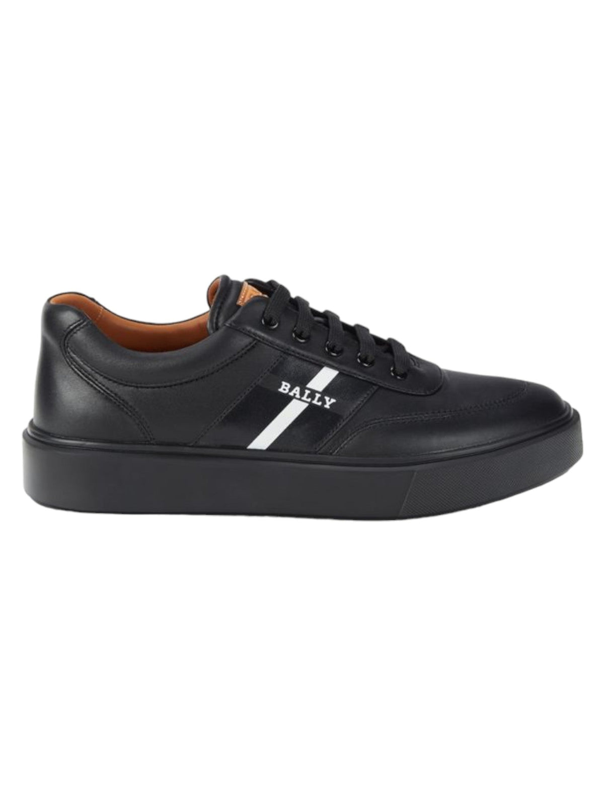 Bally Coby 6310056 Men's Black Lamb Leather Sneakers