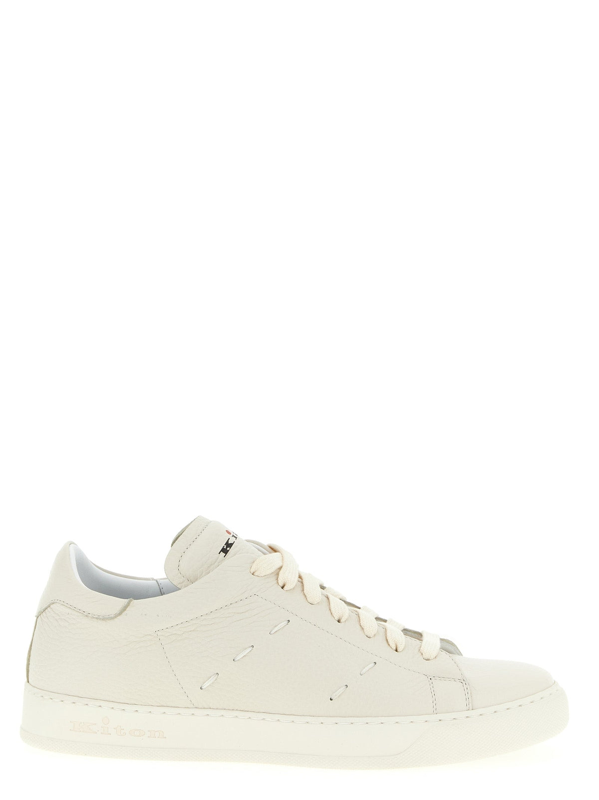 Kiton Nubuc Leather Low Top Men's Sneakers