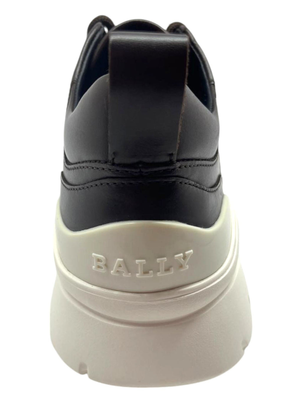 Bally Bredley 6239584 Men's Ebano Leather & Fabric Sneakers Size 7