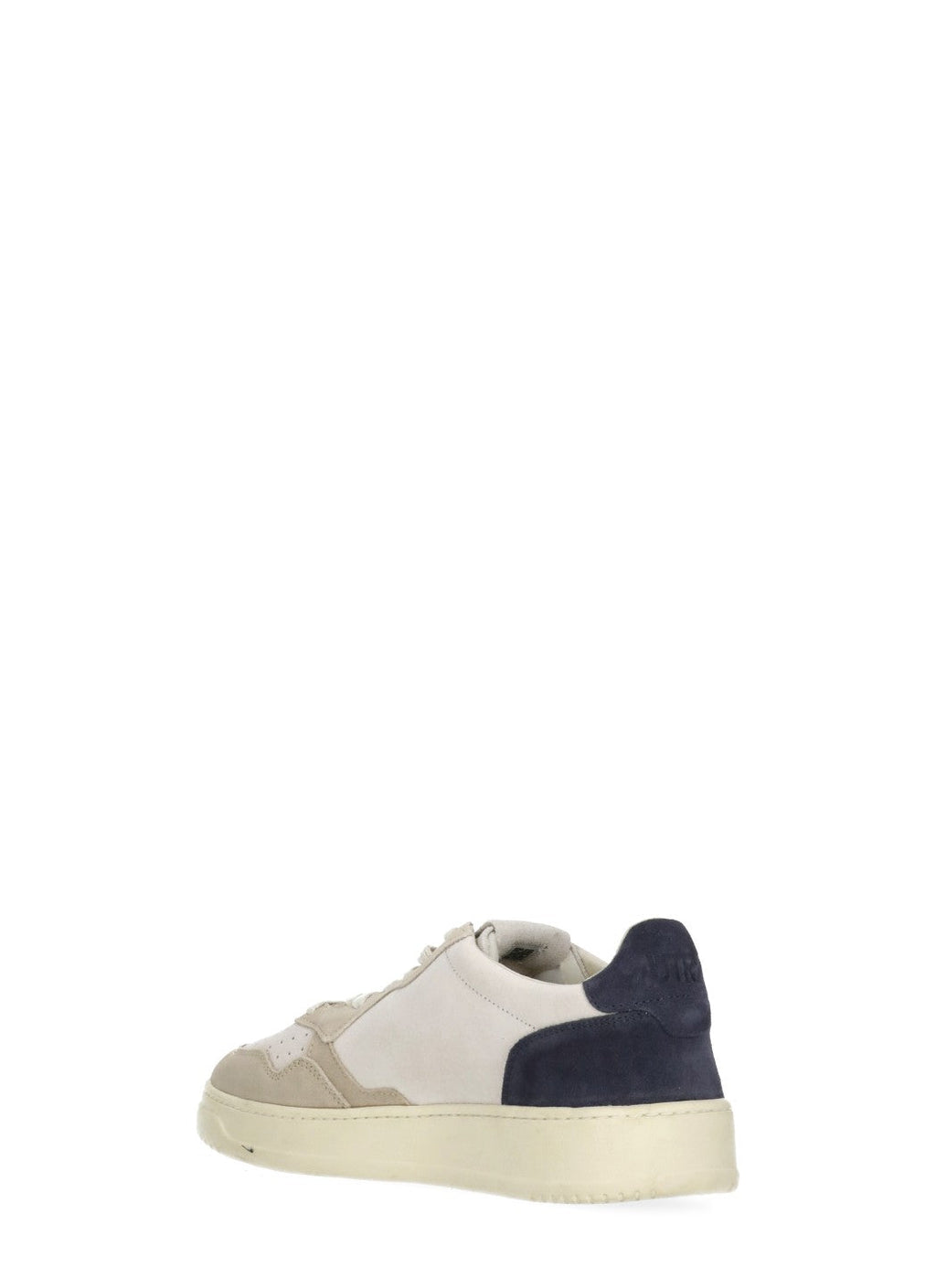 Ivory Suede Leather Sneakers