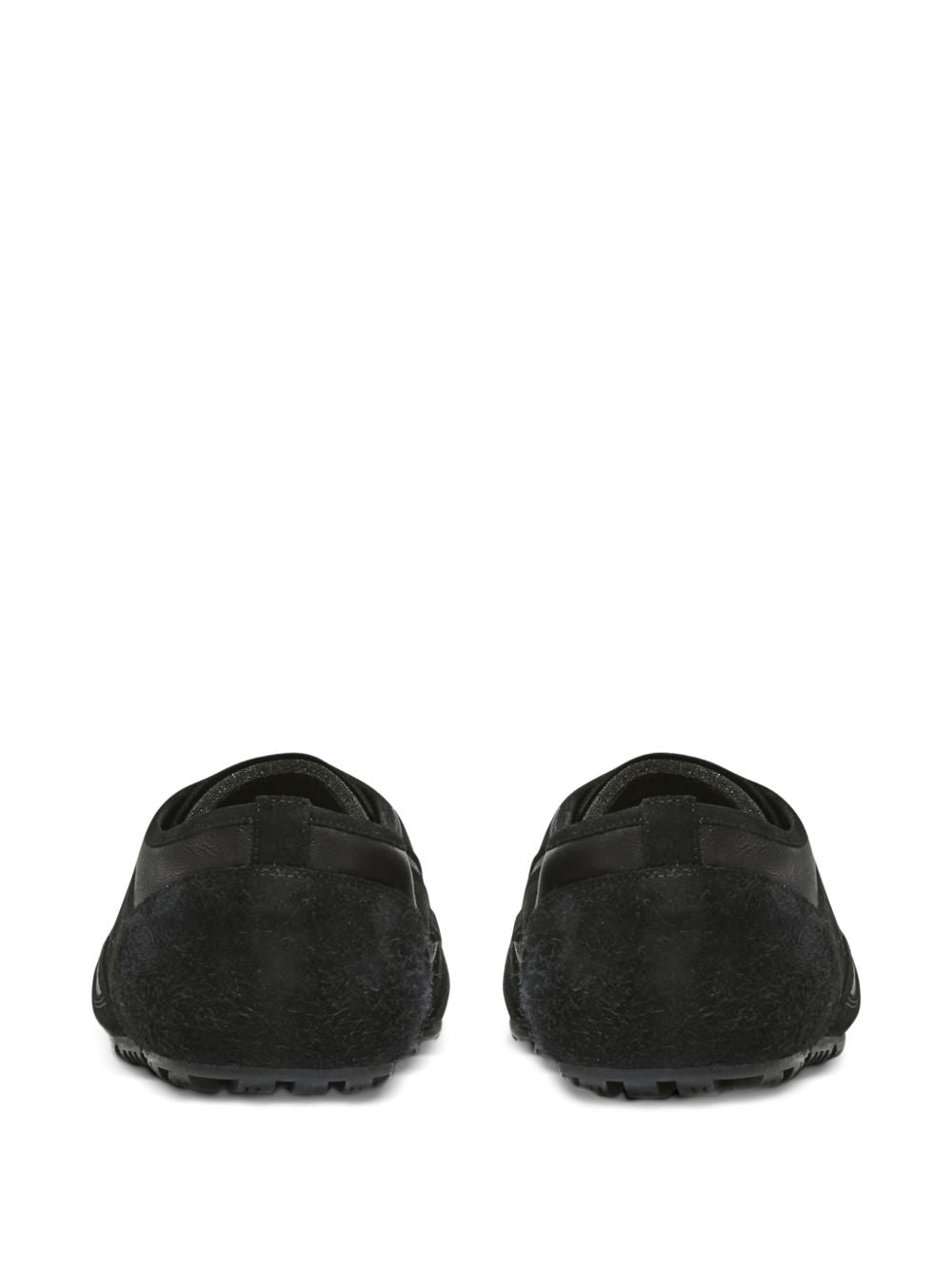 Low-Profile Lace-Up Rubber Sole Sneakers